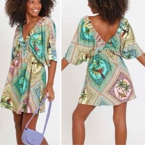 Farm Rio mini cut out dress size XS